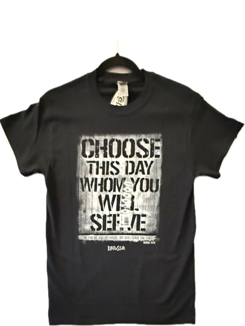 Black Graphic Short-Sleeve Tee – Choose This Day